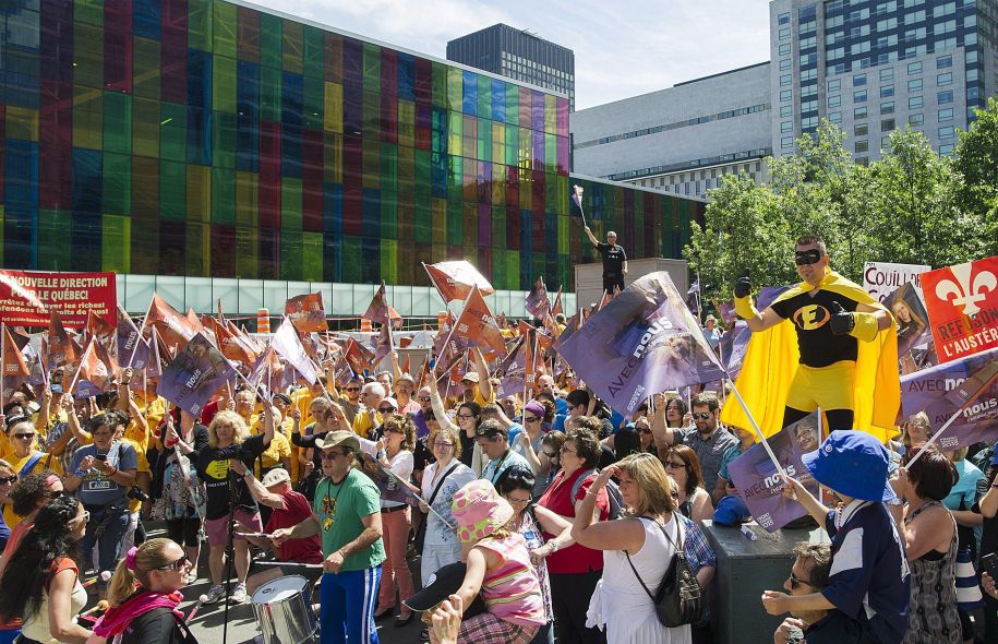 MANIFESTATION du 14 juin 2015 – Les syndicats jugent les offres gouvernementales «inacceptables».